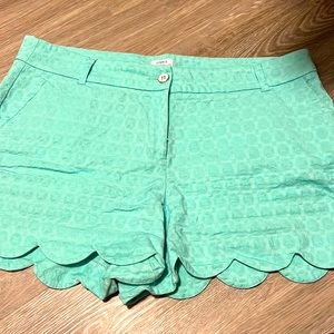 Crown and Ivy twill shorts